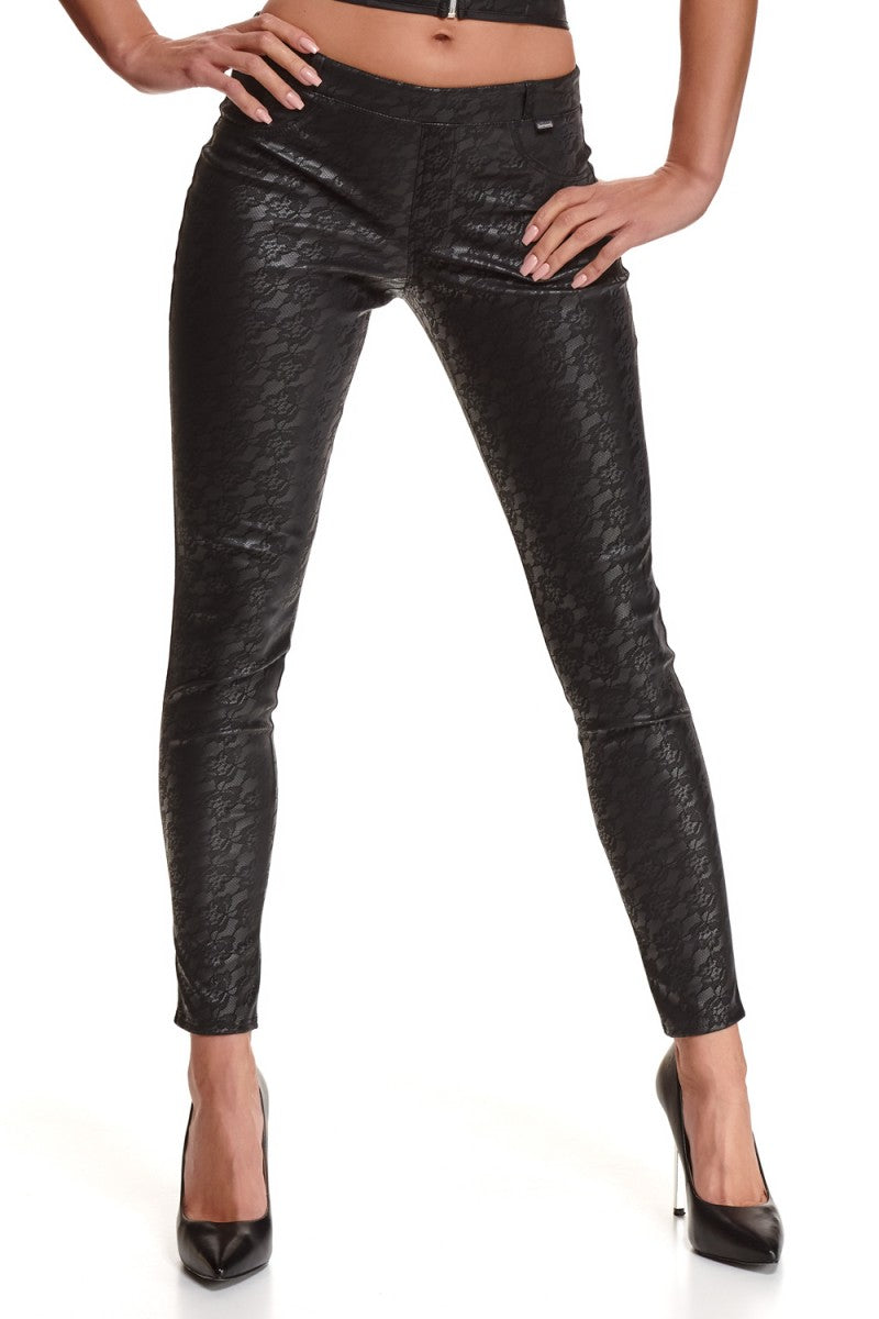 schwarze Leggings BRConstanza001 von Demoniq Black Rose 2.0 Collection schwarze Leggings BRConstanza001 von Demoniq Black Rose 2.0 Collection